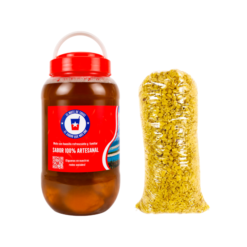 Pack Bidón Mote con Huesillos 3L | El Mote de Todos